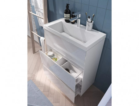 Тумба с Раковиной «MarkaOne» Bumble 50Н 2я., Белый (У88747)