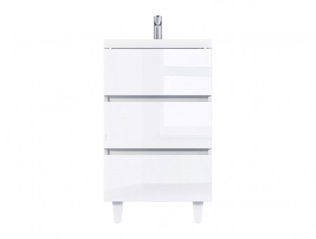 Тумба с Раковиной «MarkaOne» Bumble 50Н 2я., Белый (У88747)