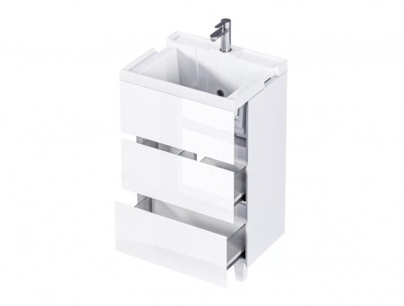 Тумба с Раковиной «MarkaOne» Bumble 50Н 2я., Белый (У88747)