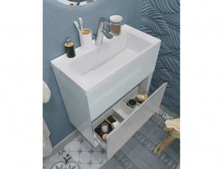 Тумба с Раковиной «MarkaOne» Bumble 50П 1я., Белый (У88748)