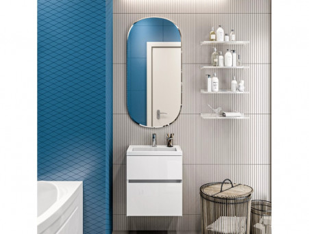 Тумба с Раковиной «MarkaOne» Bumble 50П 1я., Белый (У88748)