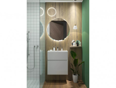 Тумба с Раковиной «MarkaOne» Bumble 50П 1я., Белый (У88748)