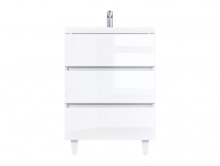 Тумба с Раковиной «MarkaOne» Bumble 60Н 2я., Белый (У90671)