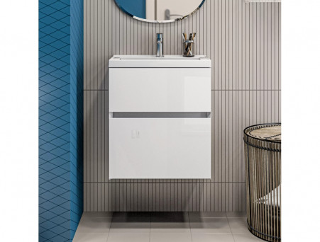 Тумба с Раковиной «MarkaOne» Bumble 60П 1я., Белый (У90670)