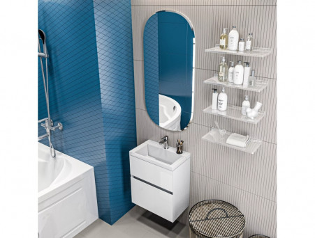 Тумба с Раковиной «MarkaOne» Bumble 60П 1я., Белый (У90670)