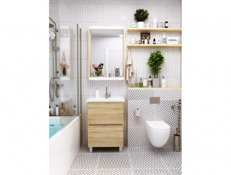 Тумба «MarkaOne» Aris 60Н 2я., Дуб Сонома (У76060)