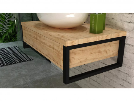 Тумба «MarkaOne» Grunge Loft 90П 1я., Дуб Вотан (У85843)
