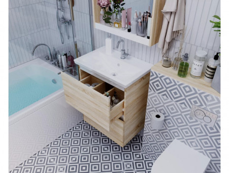 Тумба «MarkaOne» New Aris 60П 2я., Дуб Сонома (Ц0000014411)