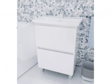 Тумба «MarkaOne» New Aris 70Н 2я., Белый Глянец (Ц0000019919)