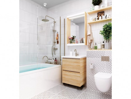 Тумба «MarkaOne» New Aris 70П 2я., Дуб Сонома (Ц0000019922)