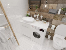 Тумба «MarkaOne» Wash 48Н 1д., Белый (Ц0000002638)