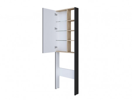 Шкаф Фасадный «MarkaOne» Gaula 60Н 1д., Черный (У92548)