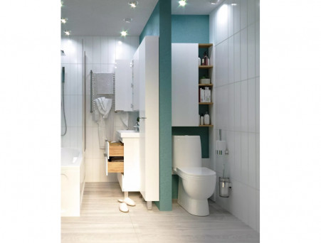 Шкаф Фасадный «MarkaOne» Gaula 60Н 1д., Белый (У92518)