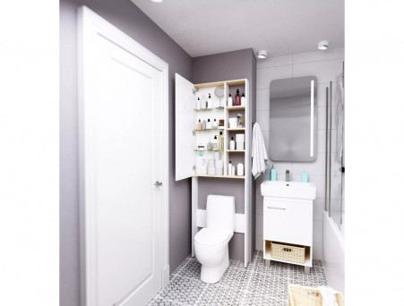 Шкаф Фасадный «MarkaOne» Gaula 60Н 1д., Белый (У92518)