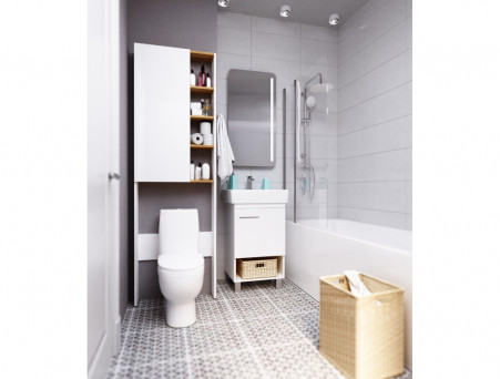 Шкаф Фасадный «MarkaOne» Gaula 60Н 1д., Белый (У92518)