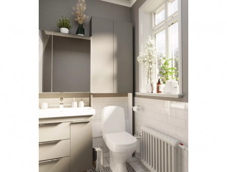 Шкаф Фасадный «MarkaOne» Gaula 60Н 2д., Белый (У92519)