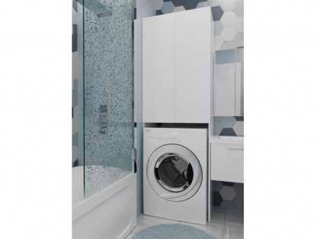 Шкаф Фасадный «MarkaOne» Wall 67 2д., Белый (У79528)