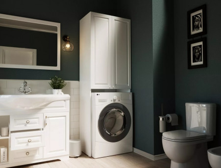 Шкаф Фасадный «MarkaOne» Wall Classic 67 2д., Белый (У79534)