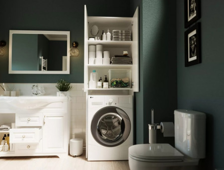 Шкаф Фасадный «MarkaOne» Wall Classic 67 2д., Белый (У79534)