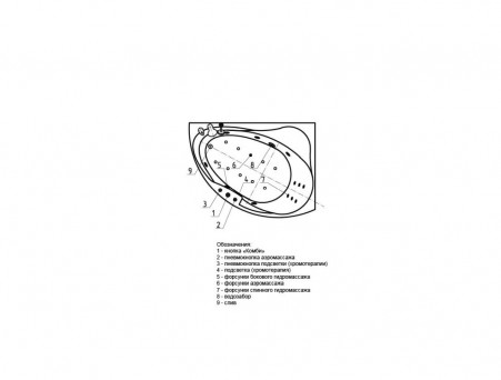 Акриловая Ванна «Aquatek» Альтаир, Асимметричная, 160x120 (ALT160-0000005)