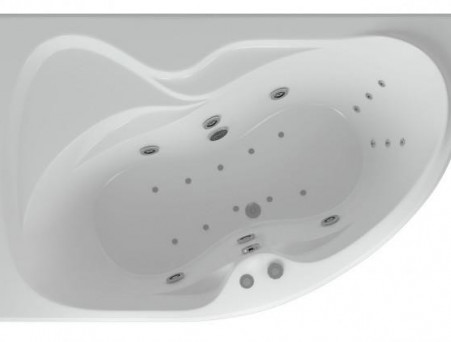 Акриловая Ванна «Aquatek» Вега, Асимметричная, 170x105 (VEG170-0000084)