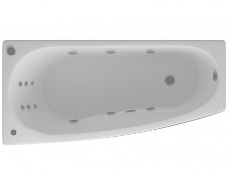 Акриловая Ванна «Aquatek» Пандора, Асимметричная, 160x75 (PAN160-0000078)