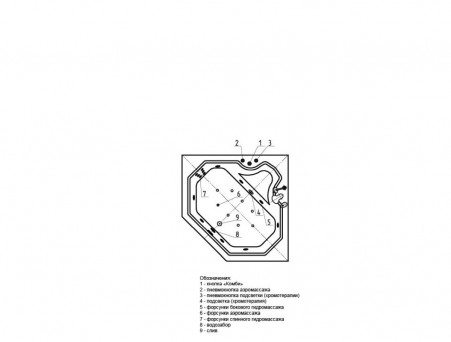 Акриловая Ванна «Aquatek» Лира, Угловая, 150x150 (LIR150-0000011)