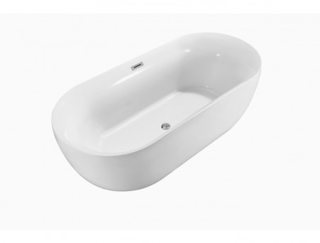 Акриловая Ванна «Aquatek» Афина, Овальная, Отдельностоящая, 170x78 (AQ-44778)