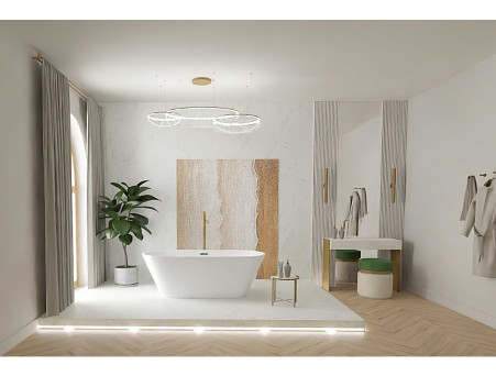 Акриловая Ванна «Aquatek» Хорса, Овальная, Отдельностоящая, 168x76 (AQ-5776)