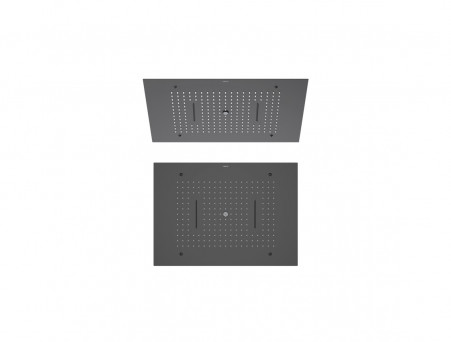 Верхний Душ «Aquatek» 3 Jet, Прямоугольный, Чёрный Матовый, 60x43см (AQ2083MB)