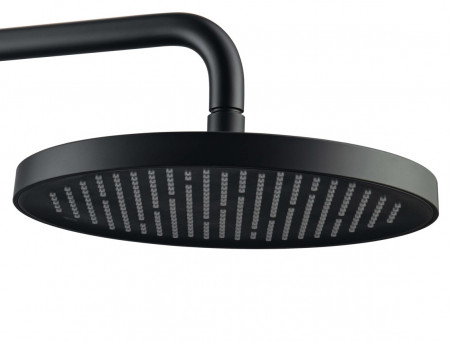 Верхний Душ «Aquatek» Круглый, Настенный, Чёрный Матовый, 26см (AQ2080MB)