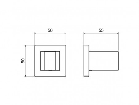 Держатель Ручного Душа «Aquatek» Настенный, Хром (AQ2401CR)