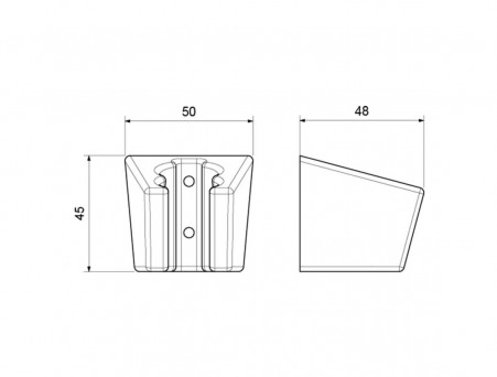 Держатель Ручного Душа «Aquatek» Настенный, Хром (AQ2402CR)