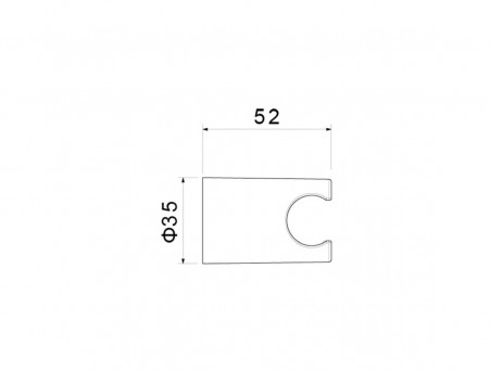 Держатель Ручного Душа «Aquatek» Настенный, Черный Матовый (AQ2404MB)