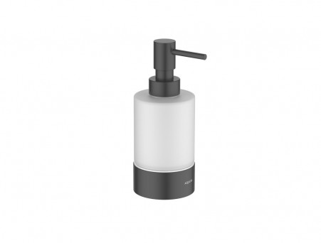 Дозатор Настольный «Aquatek» Лира, Черный Матовый/Белый Матовый  (AQ4429MB)