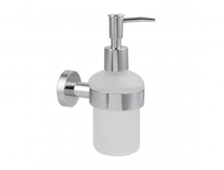 Дозатор «Aquatek» Вега, Хром/Белый Матовый  (AQ4005CR)