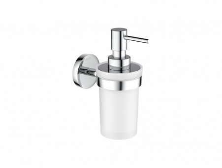 Дозатор «Aquatek» Европа, Хром/Белый Матовый  (AQ4105CR)