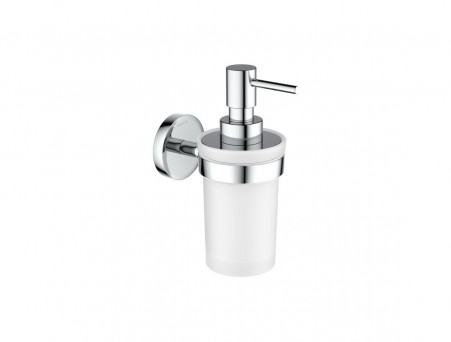 Дозатор «Aquatek» Европа, Хром/Белый Матовый  (AQ4105CR)