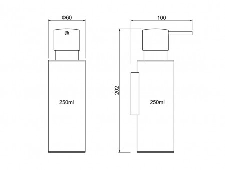 Дозатор «Aquatek» Оберон, Хром (AQ4205CR)