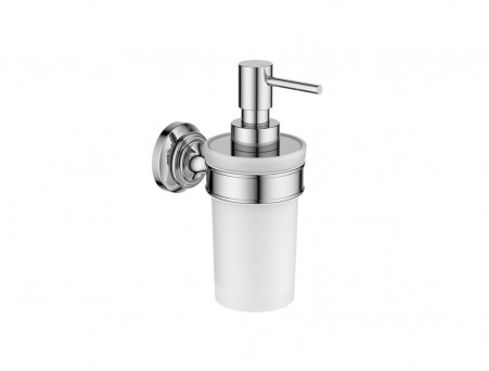 Дозатор «Aquatek» Классик, Хром/Белый Матовый  (AQ4505CR)