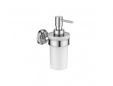 Дозатор «Aquatek» Классик, Хром/Белый Матовый  (AQ4505CR)