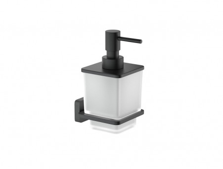 Дозатор «Aquatek» Либра, Черный Матовый/Белый Матовый  (AQ4305MB)