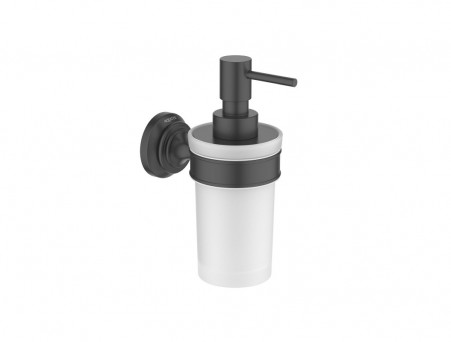 Дозатор «Aquatek» Классик, Черный Матовый/Белый Матовый  (AQ4505MB)