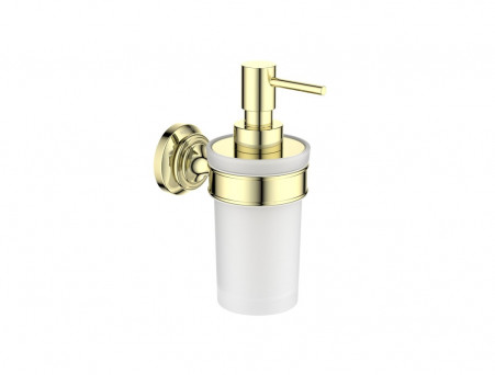 Дозатор «Aquatek» Классик, Полированное Золото/Белый Матовый  (AQ4505PG)