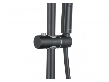 Душевая Система «Aquatek» 3 Jet 25см, Черный Матовый (AQ2040MB)