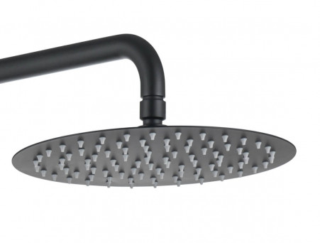 Душевая Система «Aquatek» 3 Jet 25см, Черный Матовый (AQ2040MB)