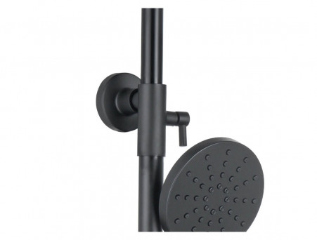 Душевая Система «Aquatek» 3 Jet 25см, Черный Матовый (AQ2040MB)