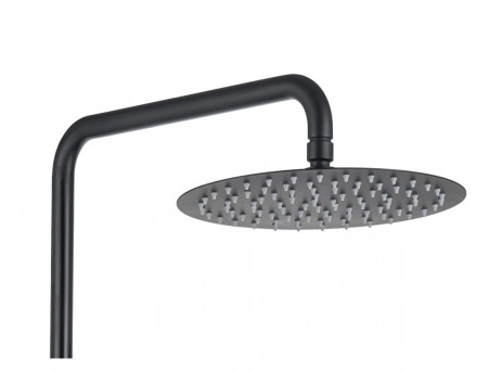 Душевая Система «Aquatek» 3 Jet 25см, Черный Матовый (AQ2040MB)