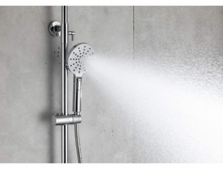 Душевая Система «Aquatek» 3 Jet 25см, Хром (AQ2040CR)