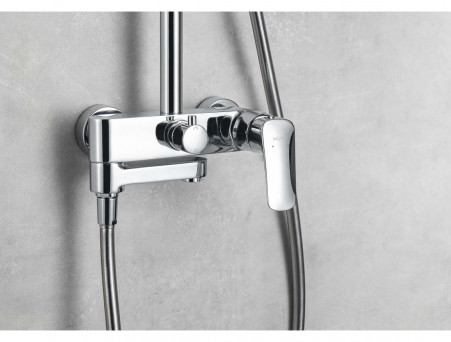 Душевая Система «Aquatek» 3 Jet 25см, Хром (AQ2040CR)